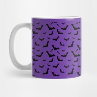 Halloween Bat Pattern Mug